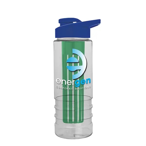 Salute Infuser - 24 oz. Bottle with Drink-Thru Lid... from ASI 40480 Koozie Group