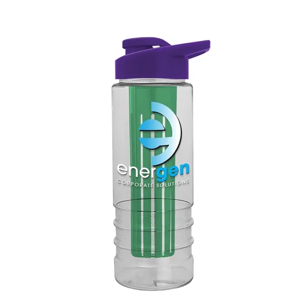 Salute Infuser - 24 oz. Bottle with Drink-Thru Lid... from ASI 40480 Koozie Group