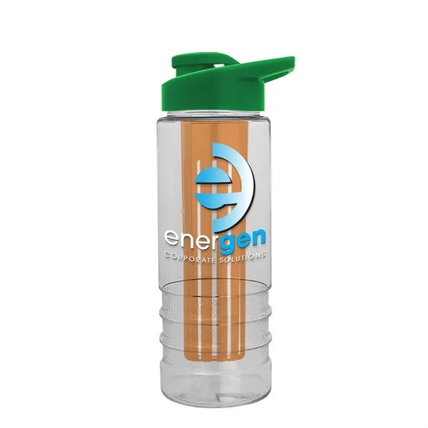 Salute Infuser - 24 oz. Bottle with Drink-Thru Lid... from ASI 40480 Koozie Group