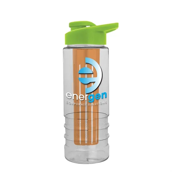 Salute Infuser - 24 oz. Bottle with Drink-Thru Lid... from ASI 40480 Koozie Group