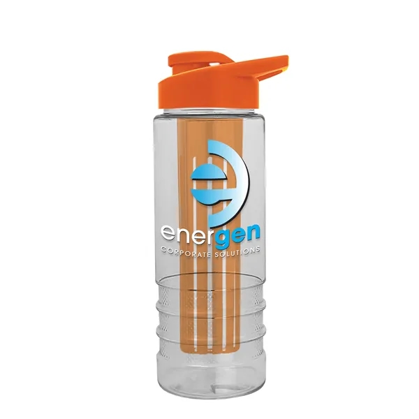 Salute Infuser - 24 oz. Bottle with Drink-Thru Lid... from ASI 40480 Koozie Group