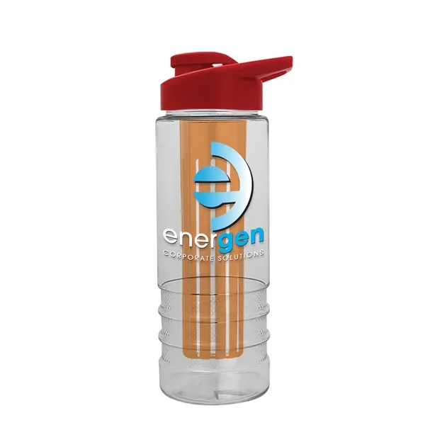 Salute Infuser - 24 oz. Bottle with Drink-Thru Lid... from ASI 40480 Koozie Group