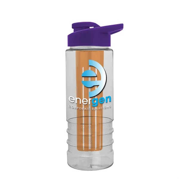 Salute Infuser - 24 oz. Bottle with Drink-Thru Lid... from ASI 40480 Koozie Group