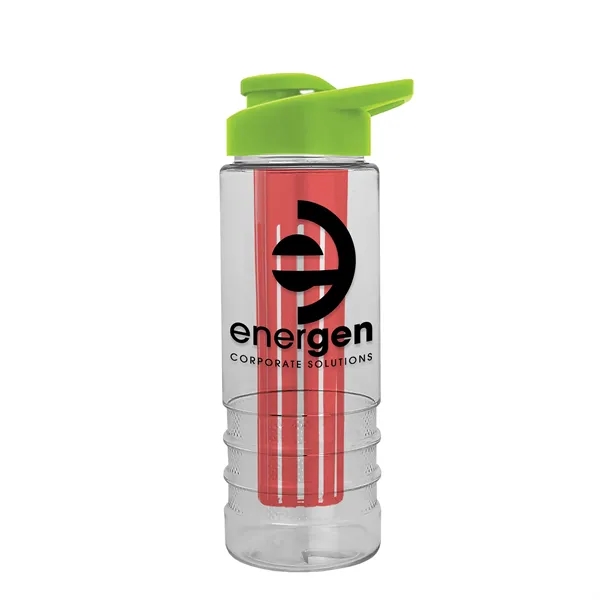 Salute Infuser - 24 oz. Bottle with Drink-Thru Lid... from ASI 40480 Koozie Group