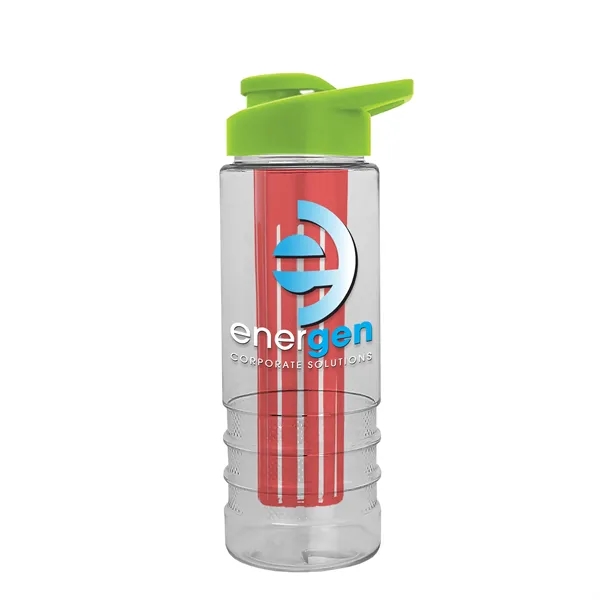Salute Infuser - 24 oz. Bottle with Drink-Thru Lid... from ASI 40480 Koozie Group