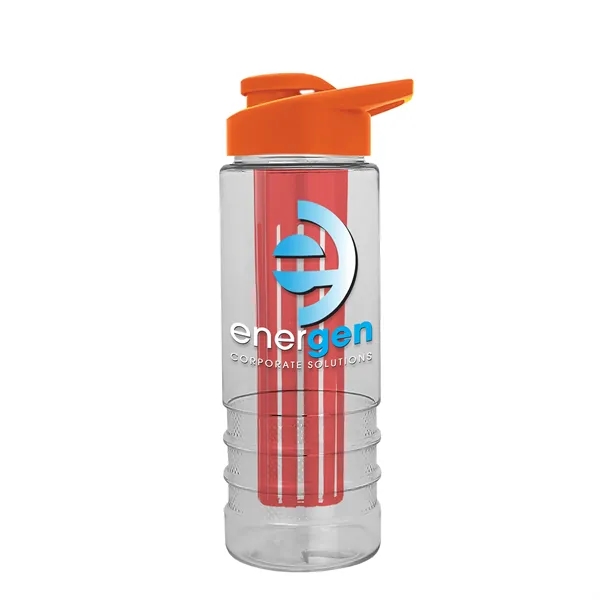 Salute Infuser - 24 oz. Bottle with Drink-Thru Lid... from ASI 40480 Koozie Group