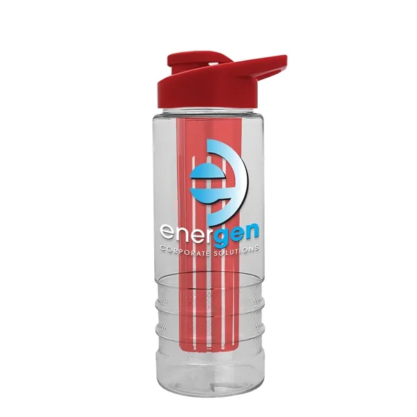Salute Infuser - 24 oz. Bottle with Drink-Thru Lid... from ASI 40480 Koozie Group