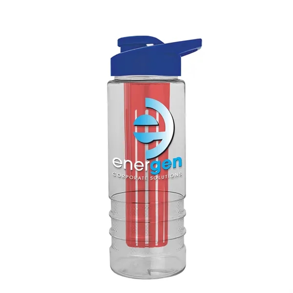 Salute Infuser - 24 oz. Bottle with Drink-Thru Lid... from ASI 40480 Koozie Group