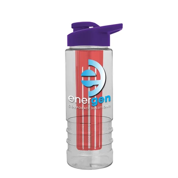 Salute Infuser - 24 oz. Bottle with Drink-Thru Lid... from ASI 40480 Koozie Group
