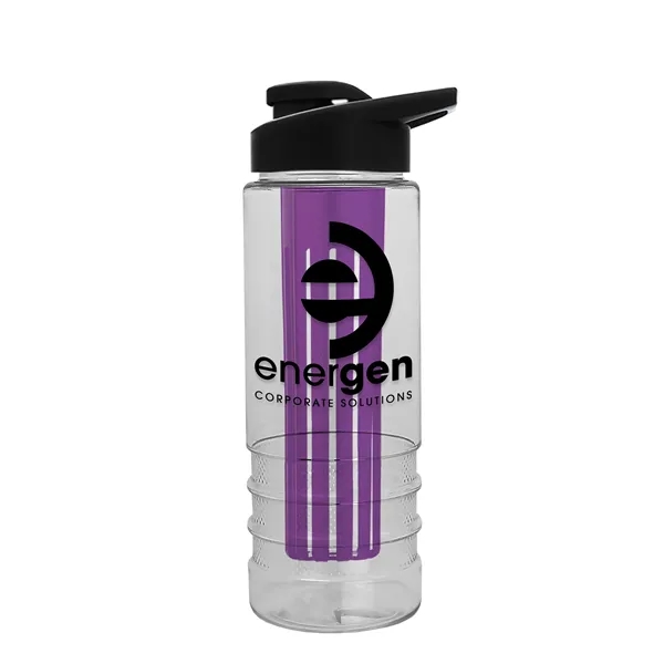 Salute Infuser - 24 oz. Bottle with Drink-Thru Lid... from ASI 40480 Koozie Group