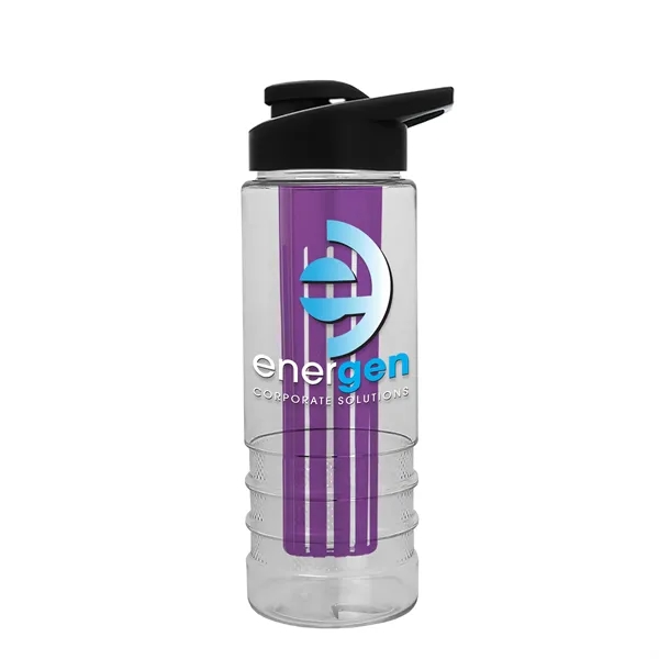 Salute Infuser - 24 oz. Bottle with Drink-Thru Lid... from ASI 40480 Koozie Group