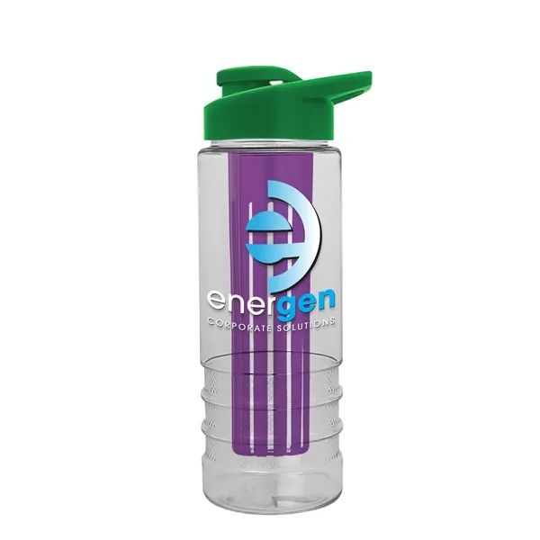 Salute Infuser - 24 oz. Bottle with Drink-Thru Lid... from ASI 40480 Koozie Group