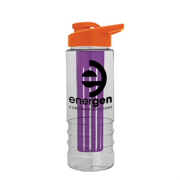 Salute Infuser - 24 oz. Bottle with Drink-Thru Lid... from ASI 40480 Koozie Group