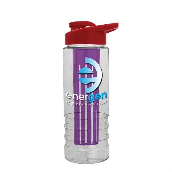 Salute Infuser - 24 oz. Bottle with Drink-Thru Lid... from ASI 40480 Koozie Group