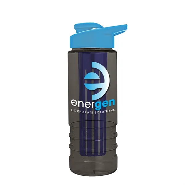 Salute Infuser - 24 oz. Bottle with Drink-Thru Lid... from ASI 40480 Koozie Group