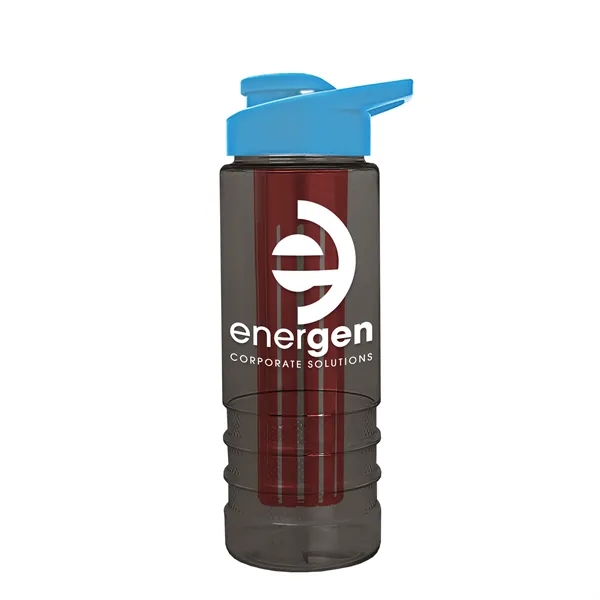 Salute Infuser - 24 oz. Bottle with Drink-Thru Lid... from ASI 40480 Koozie Group