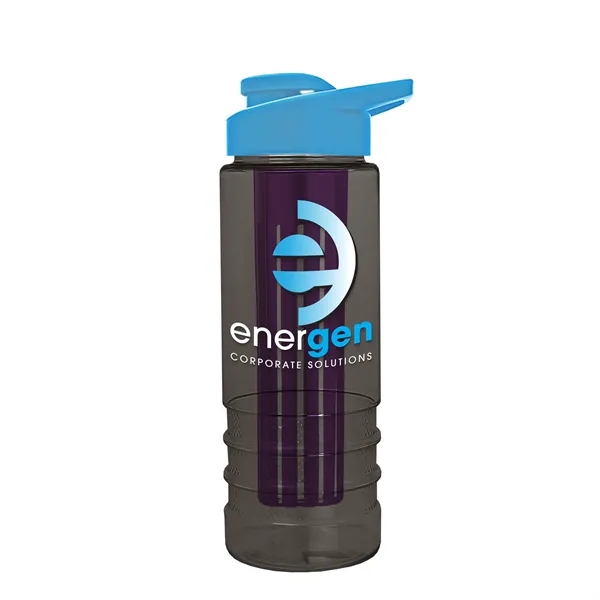 Salute Infuser - 24 oz. Bottle with Drink-Thru Lid... from ASI 40480 Koozie Group