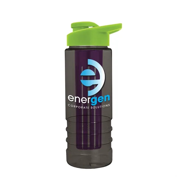 Salute Infuser - 24 oz. Bottle with Drink-Thru Lid... from ASI 40480 Koozie Group