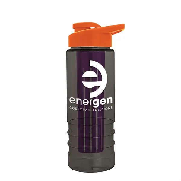 Salute Infuser - 24 oz. Bottle with Drink-Thru Lid... from ASI 40480 Koozie Group