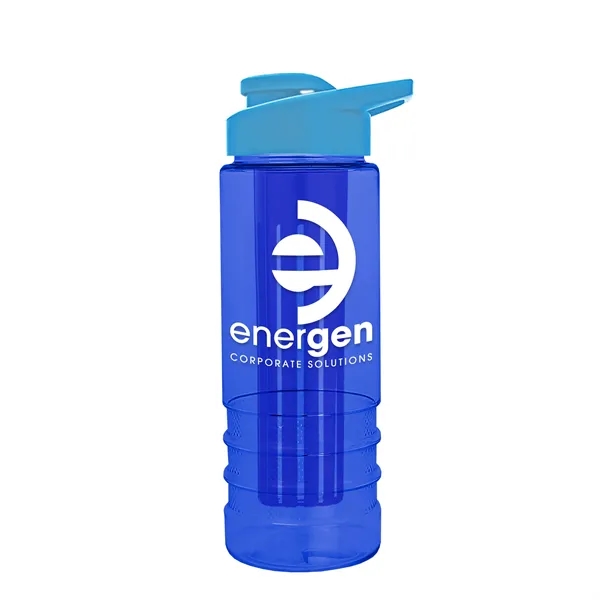 Salute Infuser - 24 oz. Bottle with Drink-Thru Lid... from ASI 40480 Koozie Group