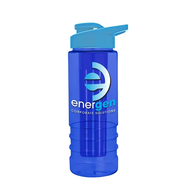 Salute Infuser - 24 oz. Bottle with Drink-Thru Lid... from ASI 40480 Koozie Group