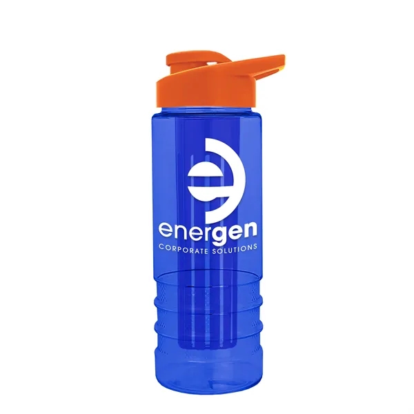 Salute Infuser - 24 oz. Bottle with Drink-Thru Lid... from ASI 40480 Koozie Group