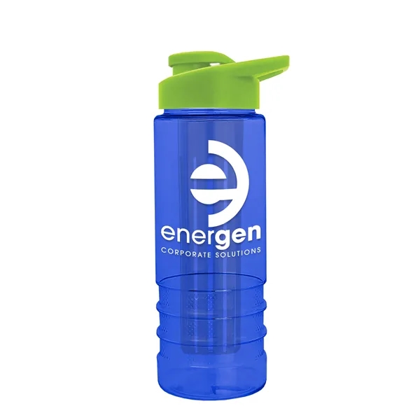 Salute Infuser - 24 oz. Bottle with Drink-Thru Lid... from ASI 40480 Koozie Group