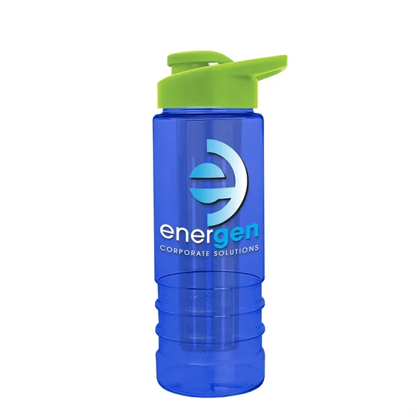 Salute Infuser - 24 oz. Bottle with Drink-Thru Lid... from ASI 40480 Koozie Group