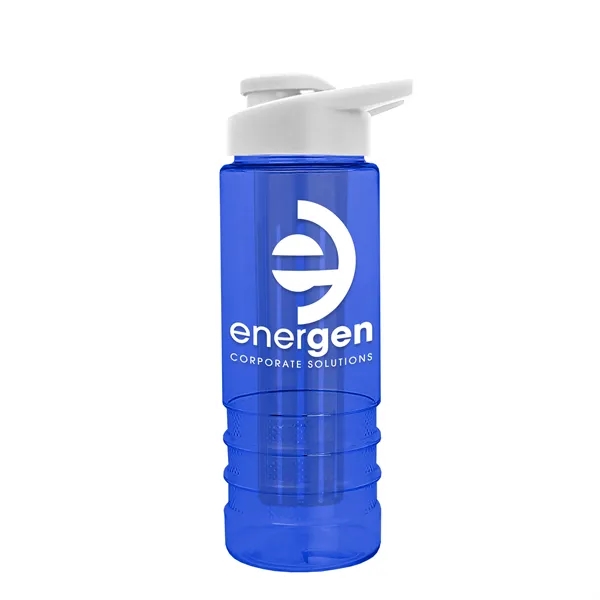 Salute Infuser - 24 oz. Bottle with Drink-Thru Lid... from ASI 40480 Koozie Group