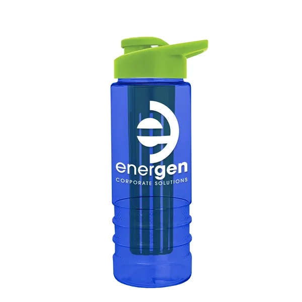 Salute Infuser - 24 oz. Bottle with Drink-Thru Lid... from ASI 40480 Koozie Group