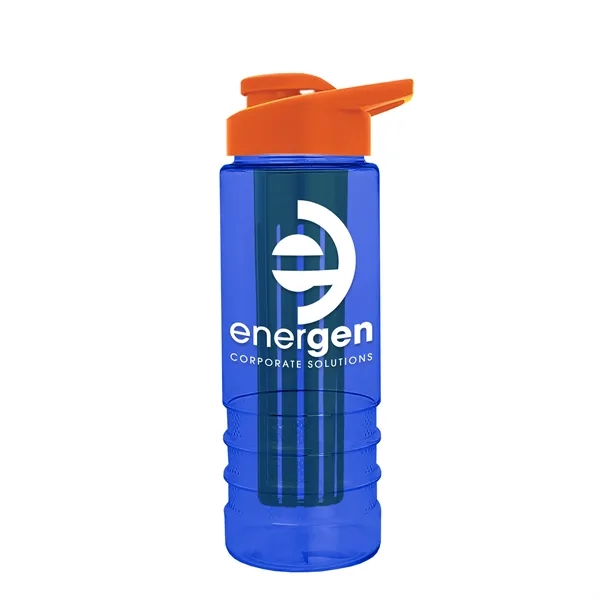 Salute Infuser - 24 oz. Bottle with Drink-Thru Lid... from ASI 40480 Koozie Group