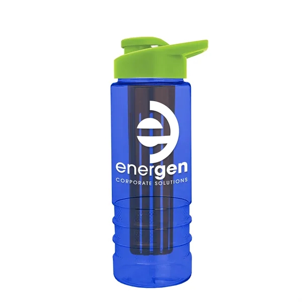 Salute Infuser - 24 oz. Bottle with Drink-Thru Lid... from ASI 40480 Koozie Group