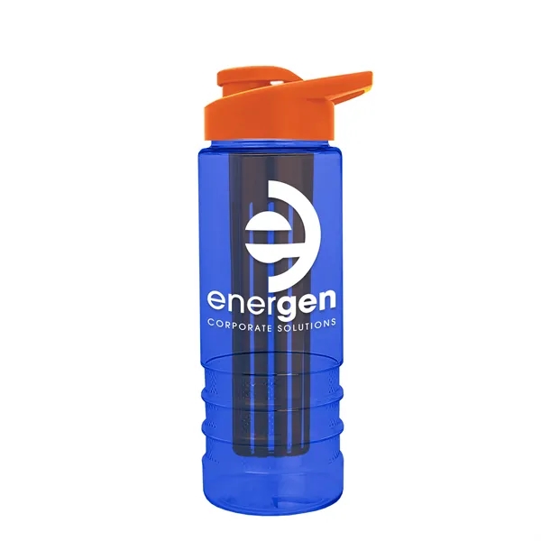 Salute Infuser - 24 oz. Bottle with Drink-Thru Lid... from ASI 40480 Koozie Group