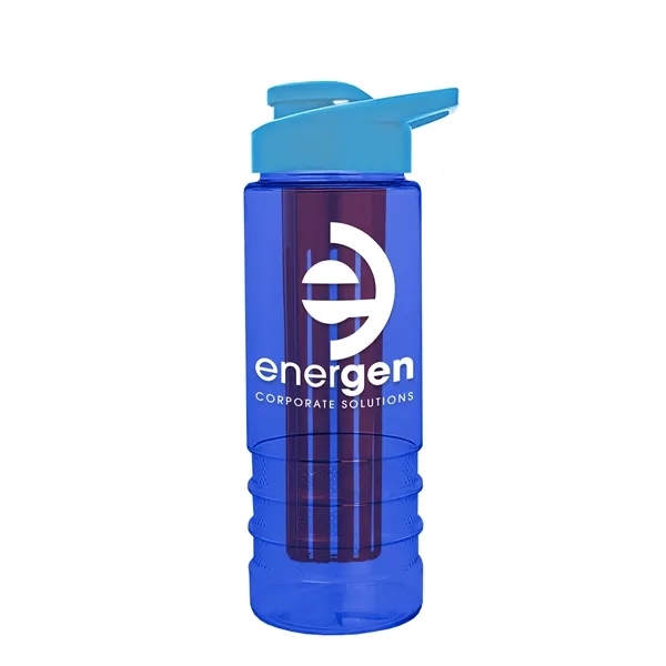 Salute Infuser - 24 oz. Bottle with Drink-Thru Lid... from ASI 40480 Koozie Group