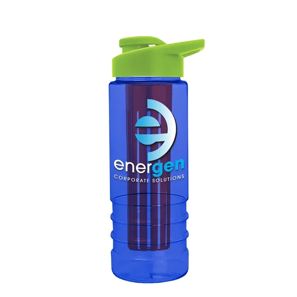 Salute Infuser - 24 oz. Bottle with Drink-Thru Lid... from ASI 40480 Koozie Group