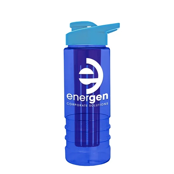 Salute Infuser - 24 oz. Bottle with Drink-Thru Lid... from ASI 40480 Koozie Group