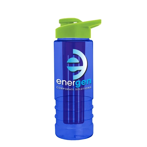 Salute Infuser - 24 oz. Bottle with Drink-Thru Lid... from ASI 40480 Koozie Group