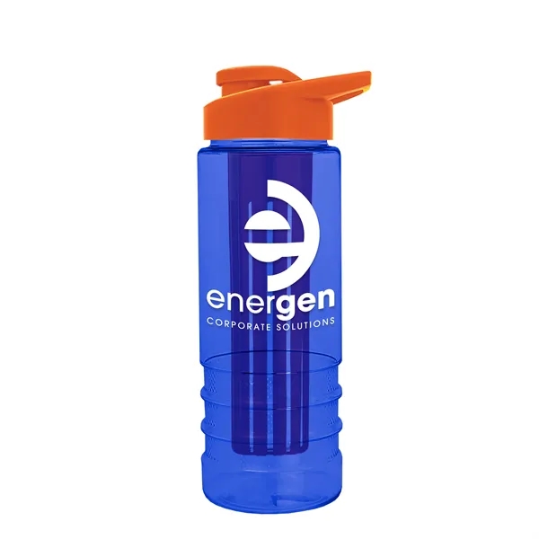 Salute Infuser - 24 oz. Bottle with Drink-Thru Lid... from ASI 40480 Koozie Group