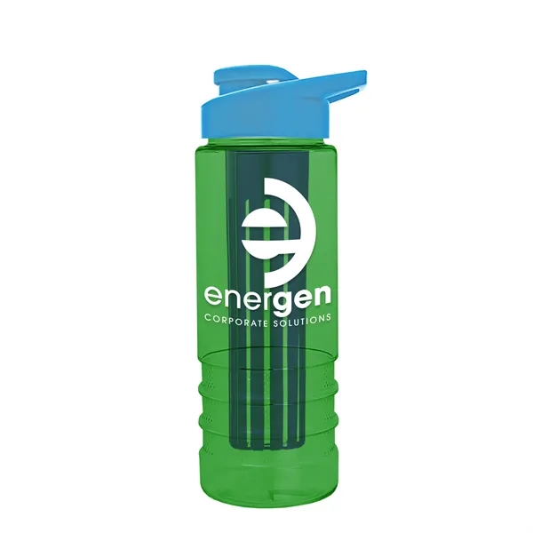 Salute Infuser - 24 oz. Bottle with Drink-Thru Lid... from ASI 40480 Koozie Group