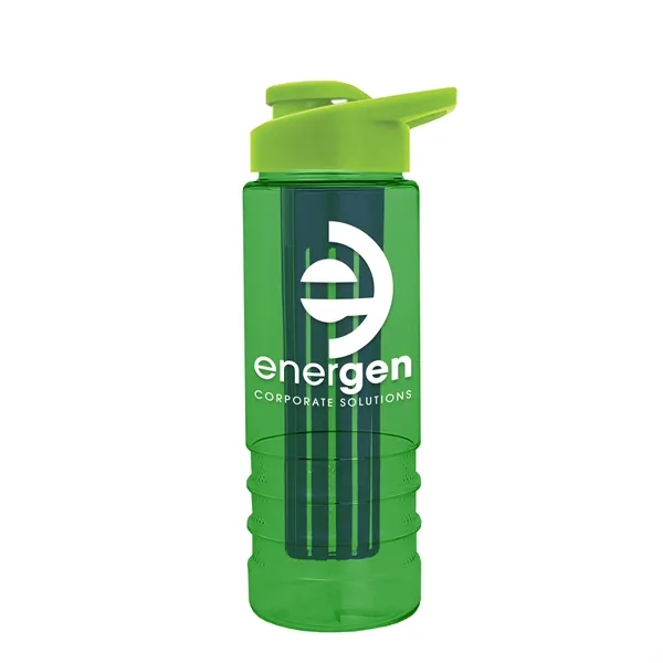 Salute Infuser - 24 oz. Bottle with Drink-Thru Lid... from ASI 40480 Koozie Group