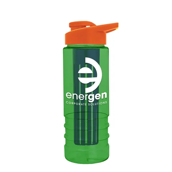 Salute Infuser - 24 oz. Bottle with Drink-Thru Lid... from ASI 40480 Koozie Group