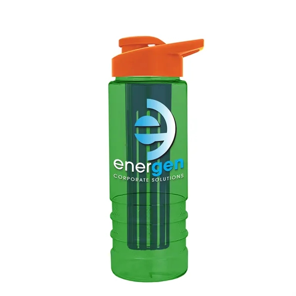 Salute Infuser - 24 oz. Bottle with Drink-Thru Lid... from ASI 40480 Koozie Group