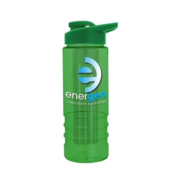 Salute Infuser - 24 oz. Bottle with Drink-Thru Lid... from ASI 40480 Koozie Group