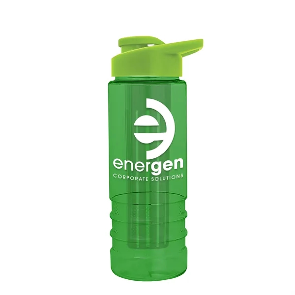 Salute Infuser - 24 oz. Bottle with Drink-Thru Lid... from ASI 40480 Koozie Group