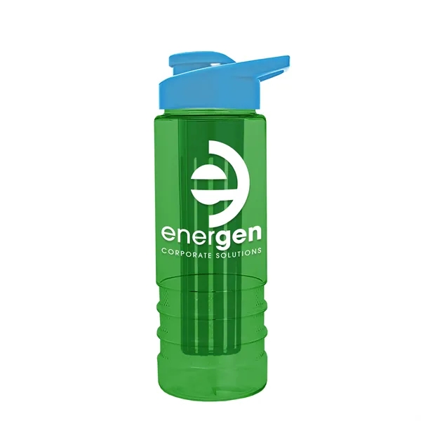 Salute Infuser - 24 oz. Bottle with Drink-Thru Lid... from ASI 40480 Koozie Group