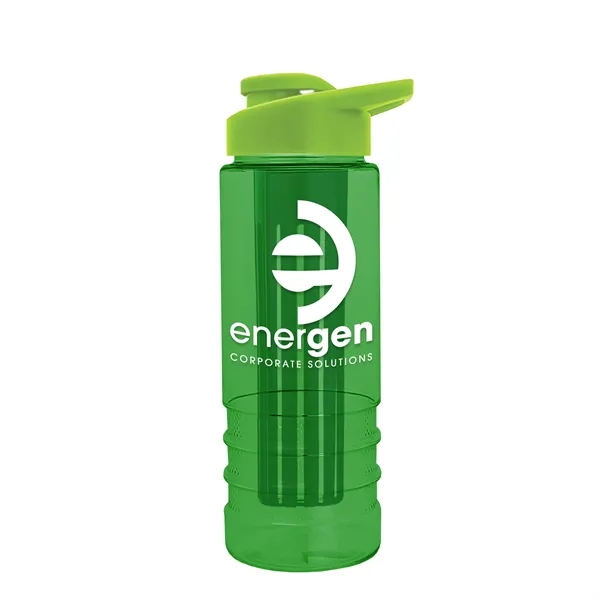 Salute Infuser - 24 oz. Bottle with Drink-Thru Lid... from ASI 40480 Koozie Group