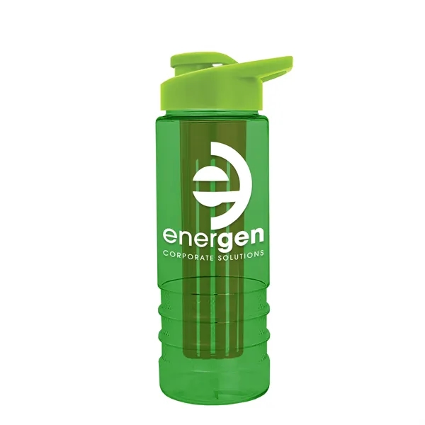 Salute Infuser - 24 oz. Bottle with Drink-Thru Lid... from ASI 40480 Koozie Group