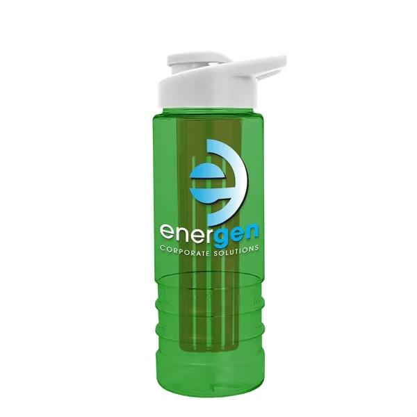 Salute Infuser - 24 oz. Bottle with Drink-Thru Lid... from ASI 40480 Koozie Group