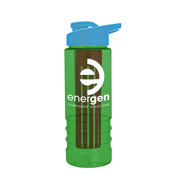 Salute Infuser - 24 oz. Bottle with Drink-Thru Lid... from ASI 40480 Koozie Group