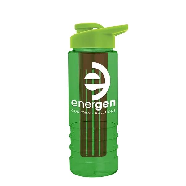 Salute Infuser - 24 oz. Bottle with Drink-Thru Lid... from ASI 40480 Koozie Group